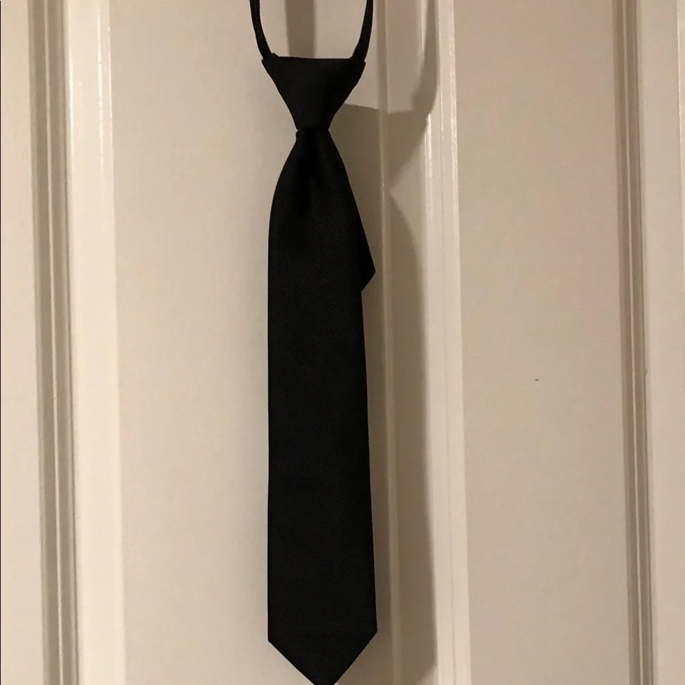 Cat & Jack Black Kids Tie